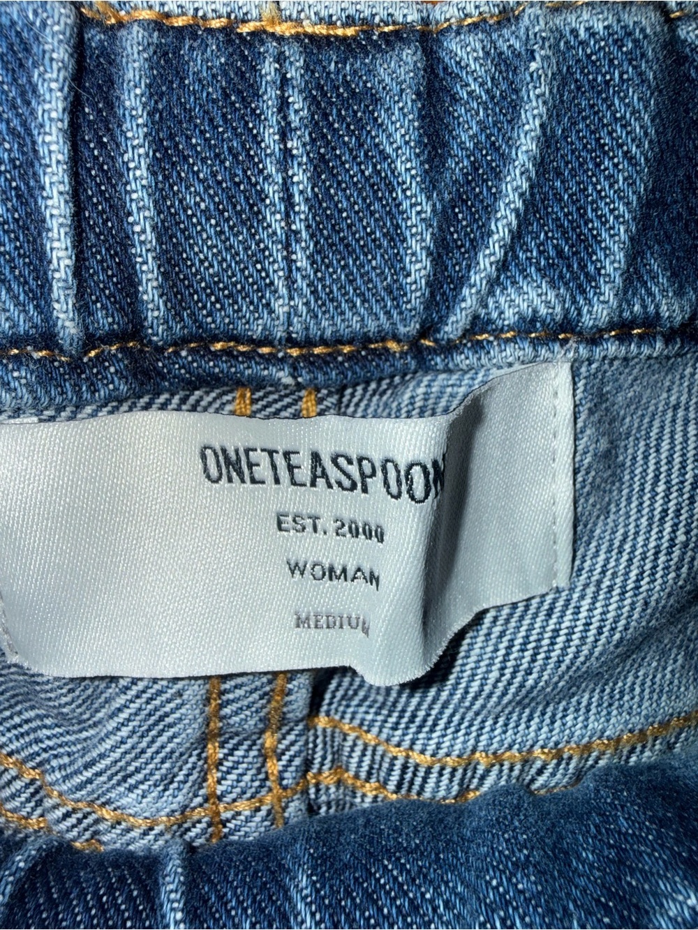 One Teaspoon Shabbies Drawstring Boyfriend Jeans “Montana” - Picture 7 of 9